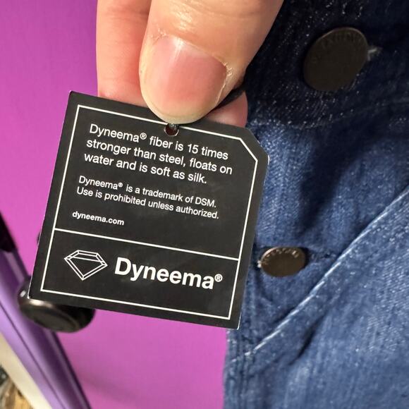 Patagonia Made in USA Denim Overalls XS Women’s Dyneema Workwear Organic Cotton - Picture 8 of 14